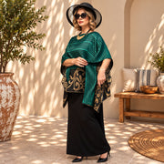 Custom made 100% VINTAGE silk Kaftan style blouse, hand made, unique, personalized, relaxed style