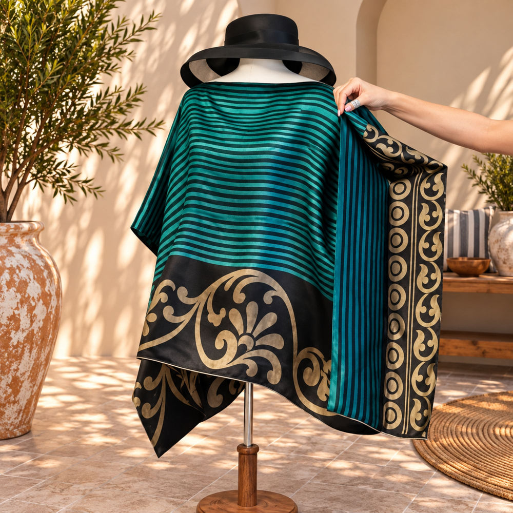 Custom made 100% VINTAGE silk Kaftan style blouse, hand made, unique, personalized, relaxed style