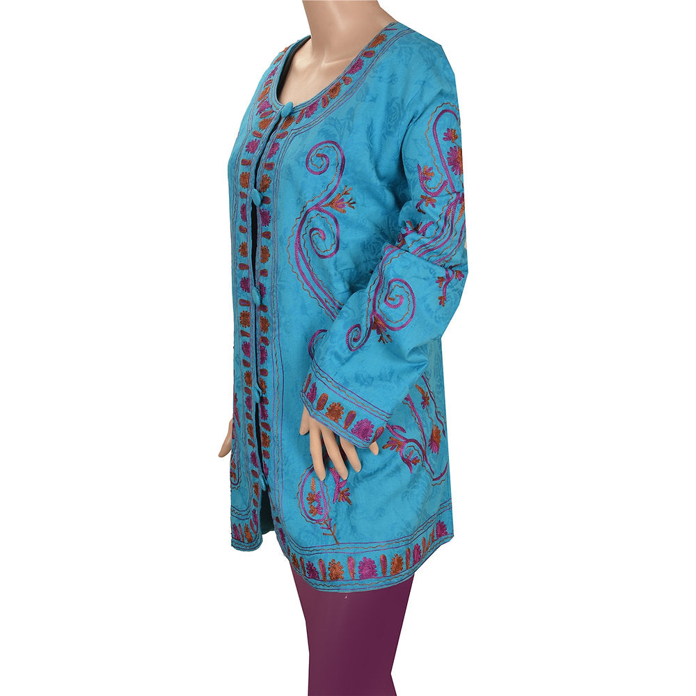 Cotton Hand Embroidered Jacket