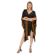 Pure Crepe Silk Long Kimono Kaftan - Upcycled Free Size