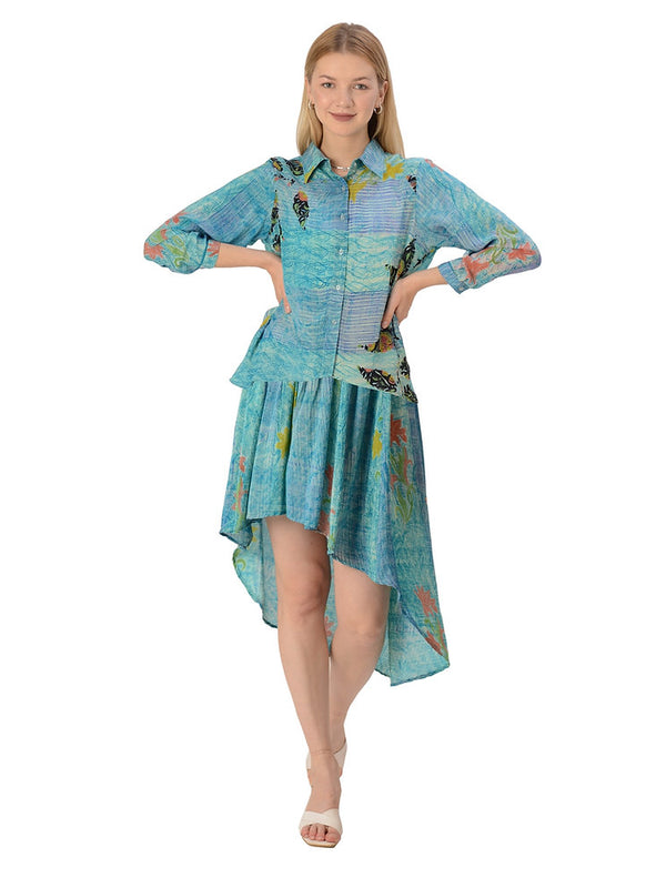 Pure Crepe Co-Ord Set, Upcycled
