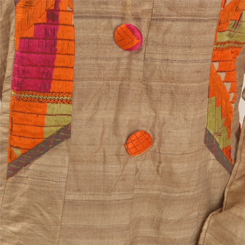 Pure Cotton A-Line Long Kurta (Small)