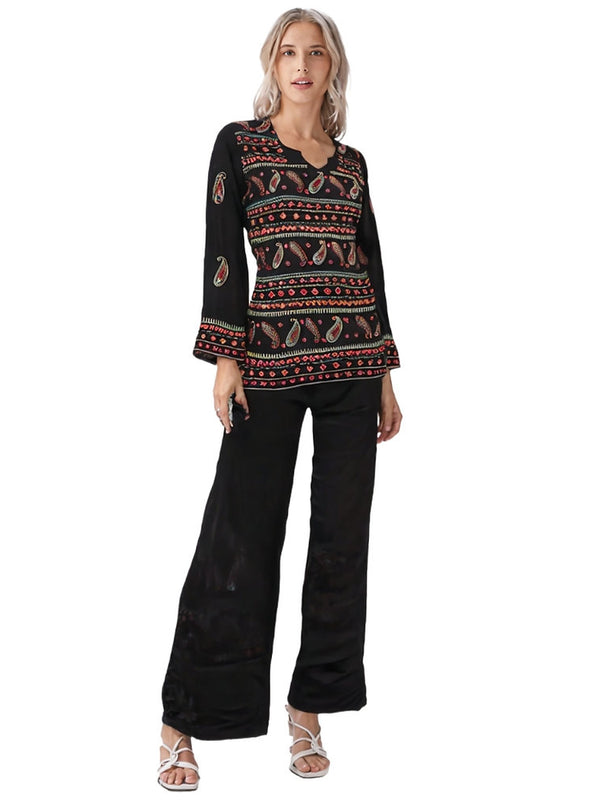 Party Wear Short Kurta Top (Large)