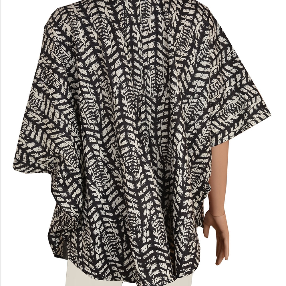 Cotton Embroidered Flared Wrap Skirt (Free Size)