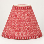 Handmade Pink Pure Cotton Upcycled Sari Lamp Shade, W/ Frame W/O Base Stand Pleated Floral Design, Eco-Friendly Decor Night By KreatvKraft