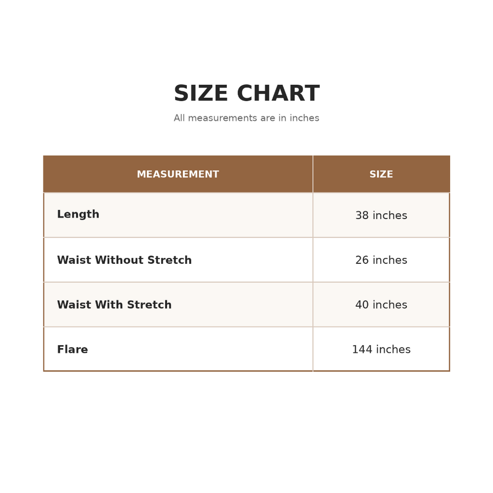 Cotton Embroidered Flared Wrap Skirt (Free Size)